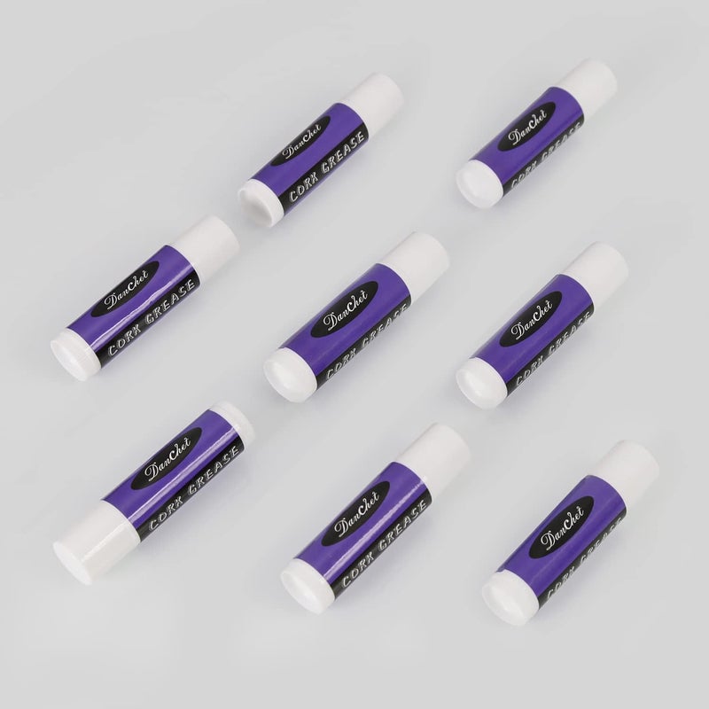 Danchet 8 Piece Saxophone Clarinet Cork Grease, Lubricating Tube Cleaning Care Product for Clarinets, Saxophones, Oboes, Flutes, Bass Clarinets, Etc. - Image 2